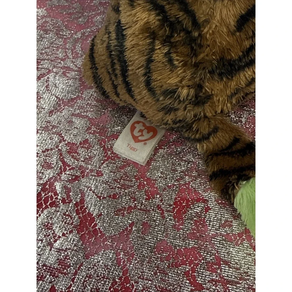 TY Beanie Boos TIGGY the Brown Striped‎ Tiger (6 Inch) 2021, No Tag